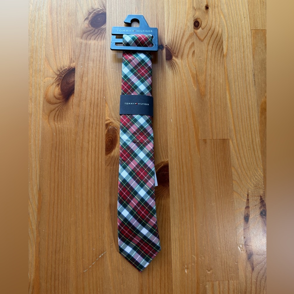 NWT Boys' Tommy Hilfiger Plaid Tie